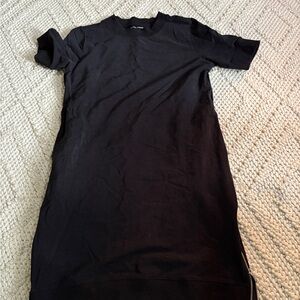 Universal Standard Black Sweatshirt Dress